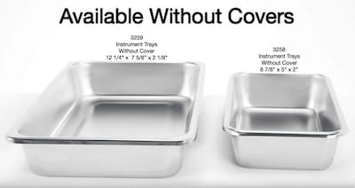 Foto 2 | Bandeja De Instrumentos Grafco Metal Para Tatuajes Médicos Y Dentales, 30 X 20 X 5 Cm - Venta Internacional.