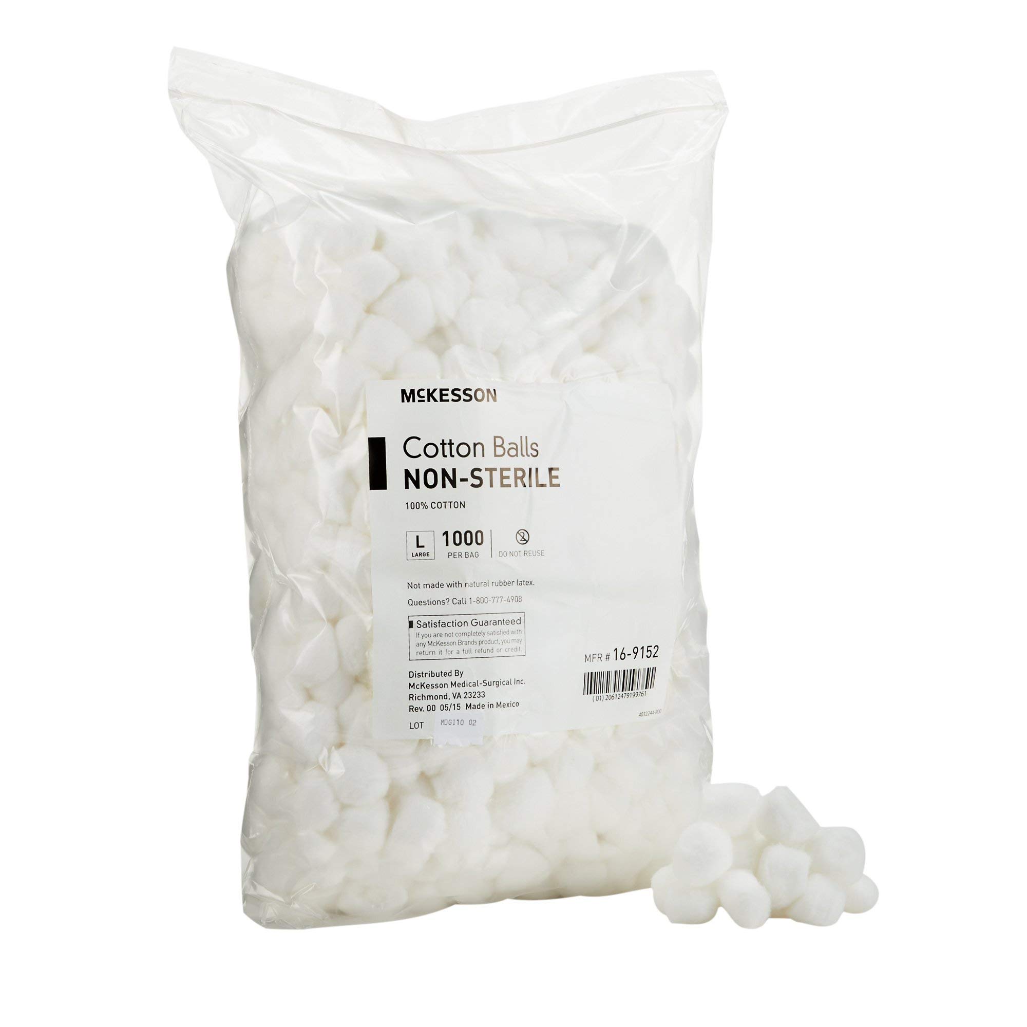 Foto 1 | Bolas De Algodón Mckesson, No Estériles, De Máxima Absorción, 1000 Quilates - Venta Internacional.