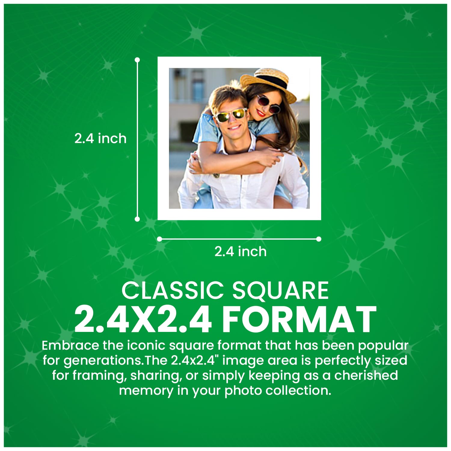 Foto 5 | Película Instantánea Fujifilm Instax Square 20 Exposiciones (20 Hojas) - Venta Internacional.