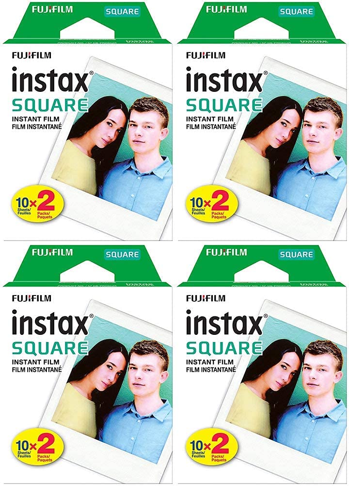 Foto 2 pulgar | Película Fujifilm Instax Square, Paquete Doble, 20 Exposiciones - Venta Internacional.