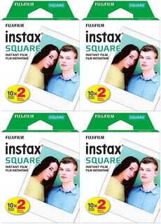 Foto 1 | Película Fujifilm Instax Square, Paquete Doble, 20 Exposiciones - Venta Internacional.