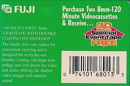 Foto 3 pulgar | Cintas De Videocasete Fujifilm Mp P6-120 Ds N 8 Mm, Paquete De 2 - Venta Internacional.