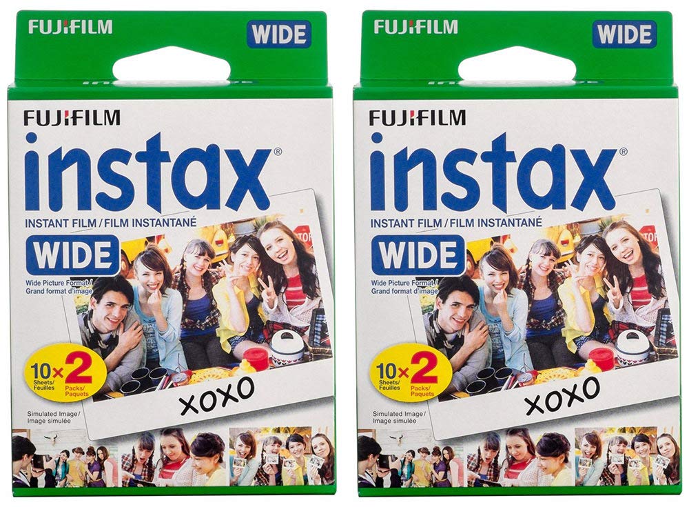 Foto 2 pulgar | Película Instantánea Fujifilm Instax Wide 20 Exposiciones (2 Cajas) - Venta Internacional.