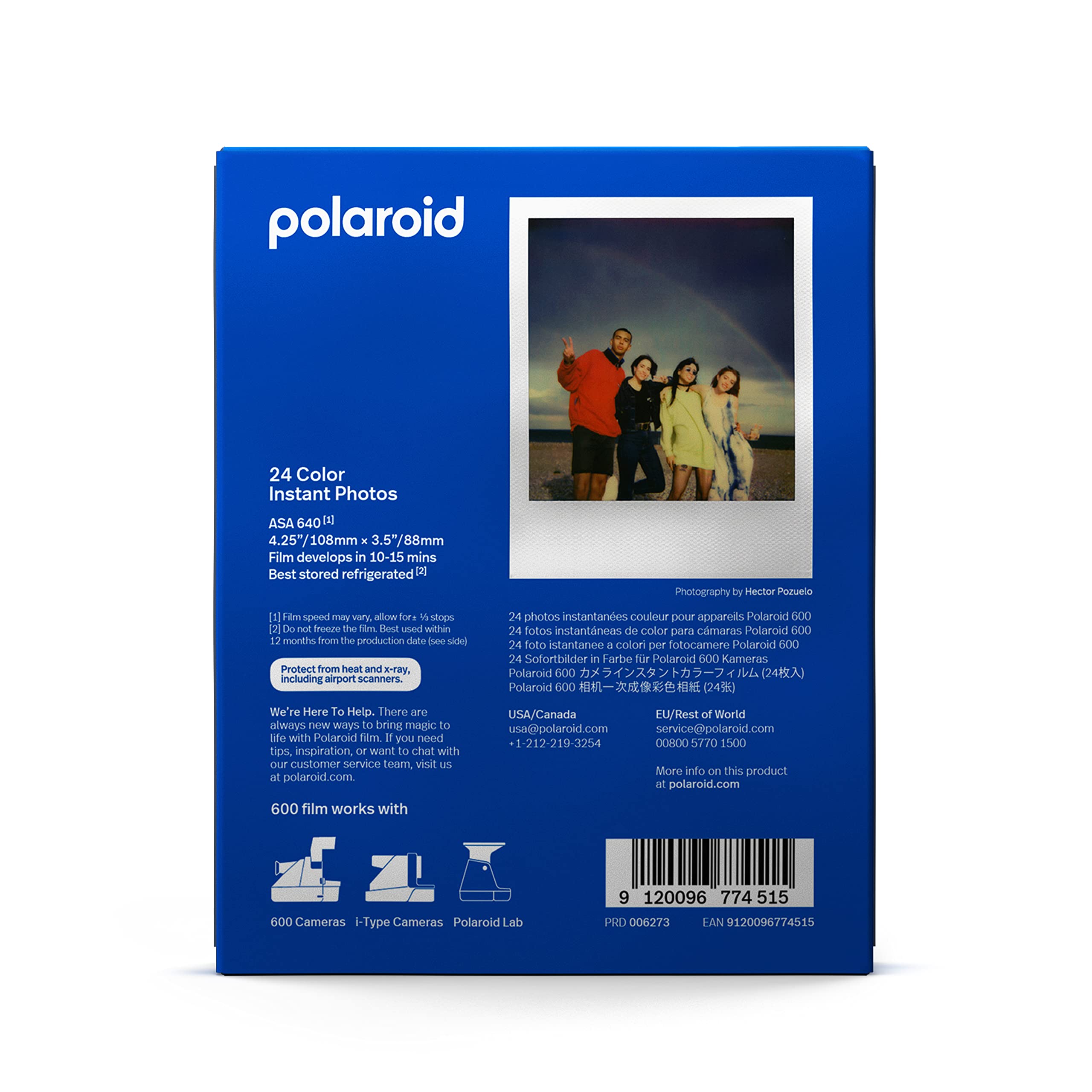 Foto 4 pulgar | Paquete Triple De Películas Polaroid Color 600, 24 Fotos (6273) - Venta Internacional.