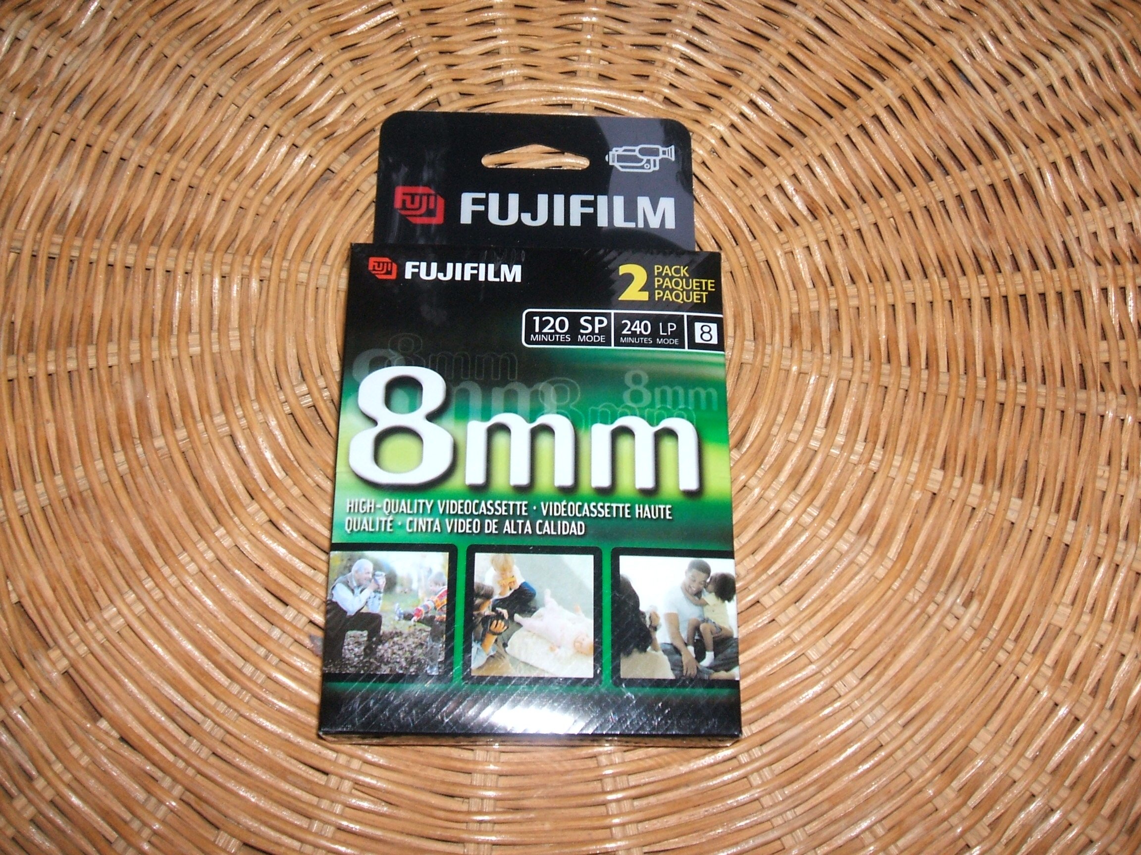 Cinta Vhs En Blanco Fujifilm P6-120 8 Mm (paquete De 2) 120 Min - Venta Internacional.