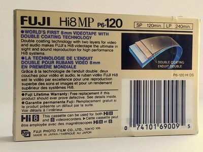 Foto 2 | Cinta De Vídeo Fujifilm P6-120 Hi8 (paquete De 1) - Venta Internacional.