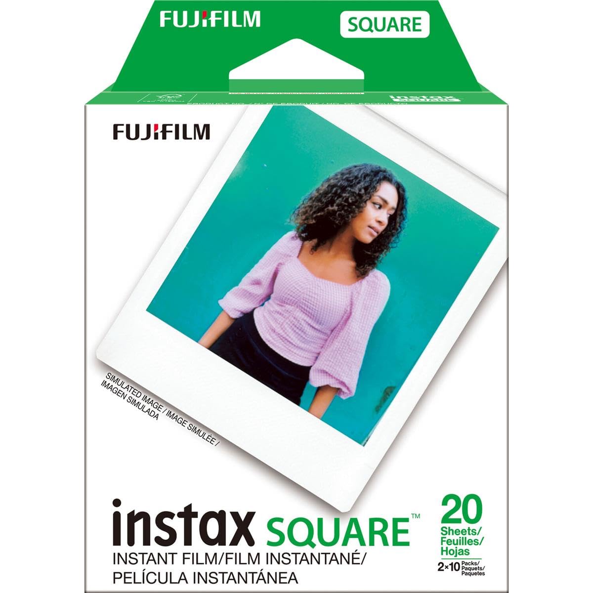 Foto 2 pulgar | Paquete Doble De Películas Fujifilm Instax Square, 20 Exposiciones - Venta Internacional.