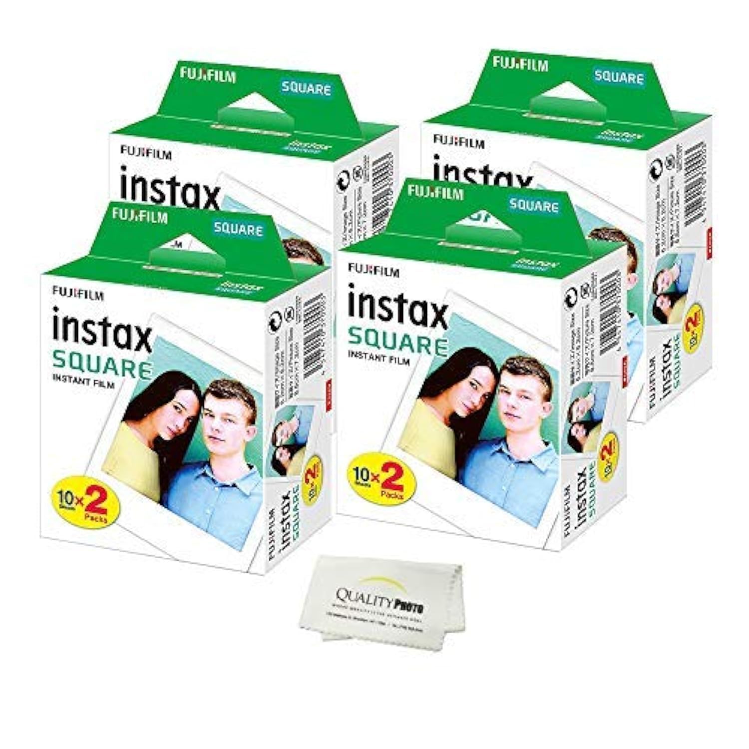 Película Fujifilm Instax Square 80 Exposures + Cloth - Venta Internacional.