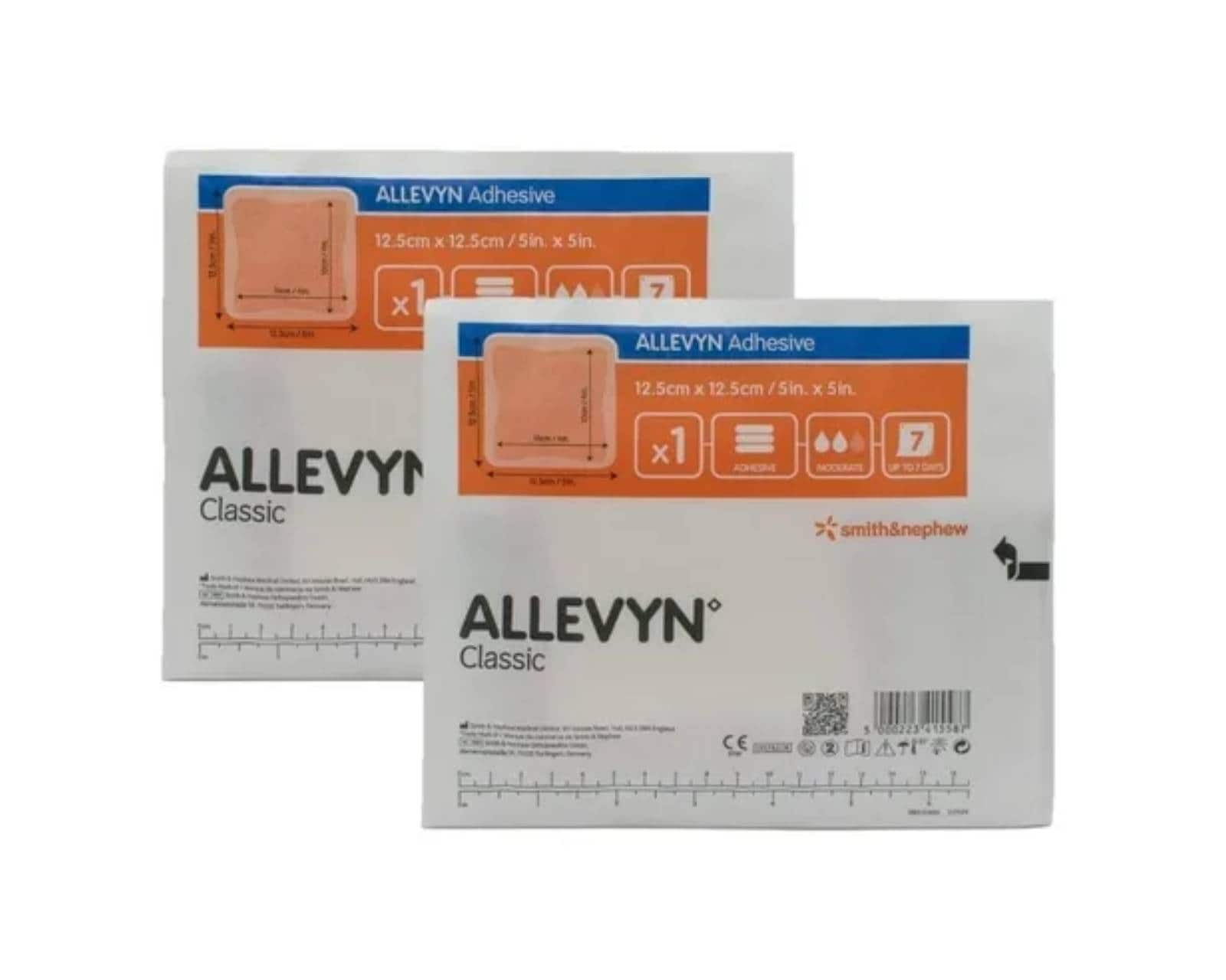 Dos Apósitos Hidrocelular Allevyn Adhesive 12.5 x 12.5 cm $999