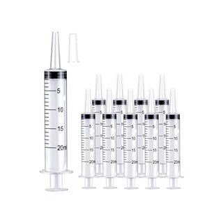 Foto 1 | Set de 10 Jeringas Reutilizables de 20 ml con Medición