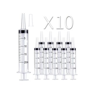 Foto 2 | Set de 10 Jeringas Reutilizables de 20 ml con Medición