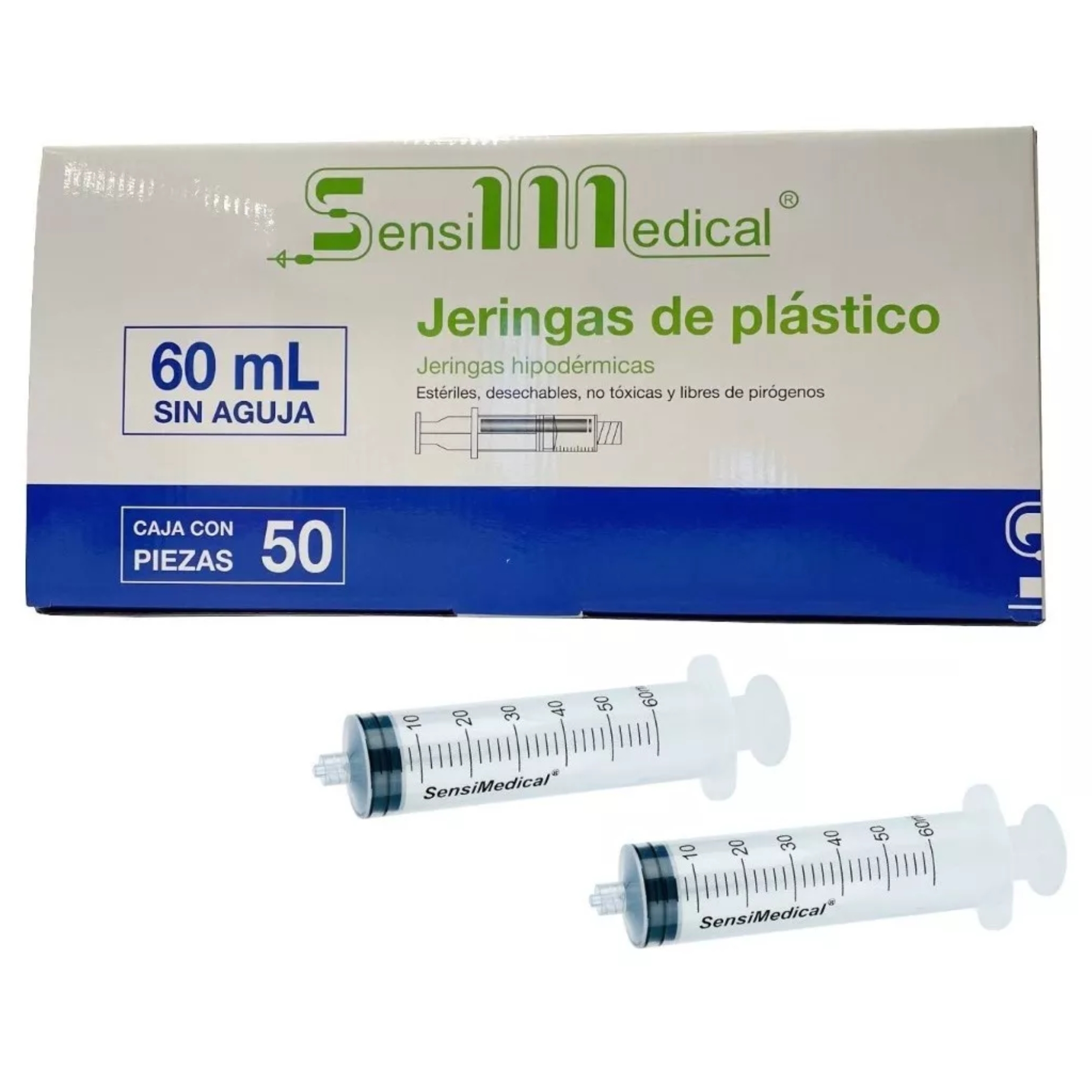 Foto 3 pulgar | Jeringa Sensimedical 60ml Sin Aguja Caja con 50 Piezas