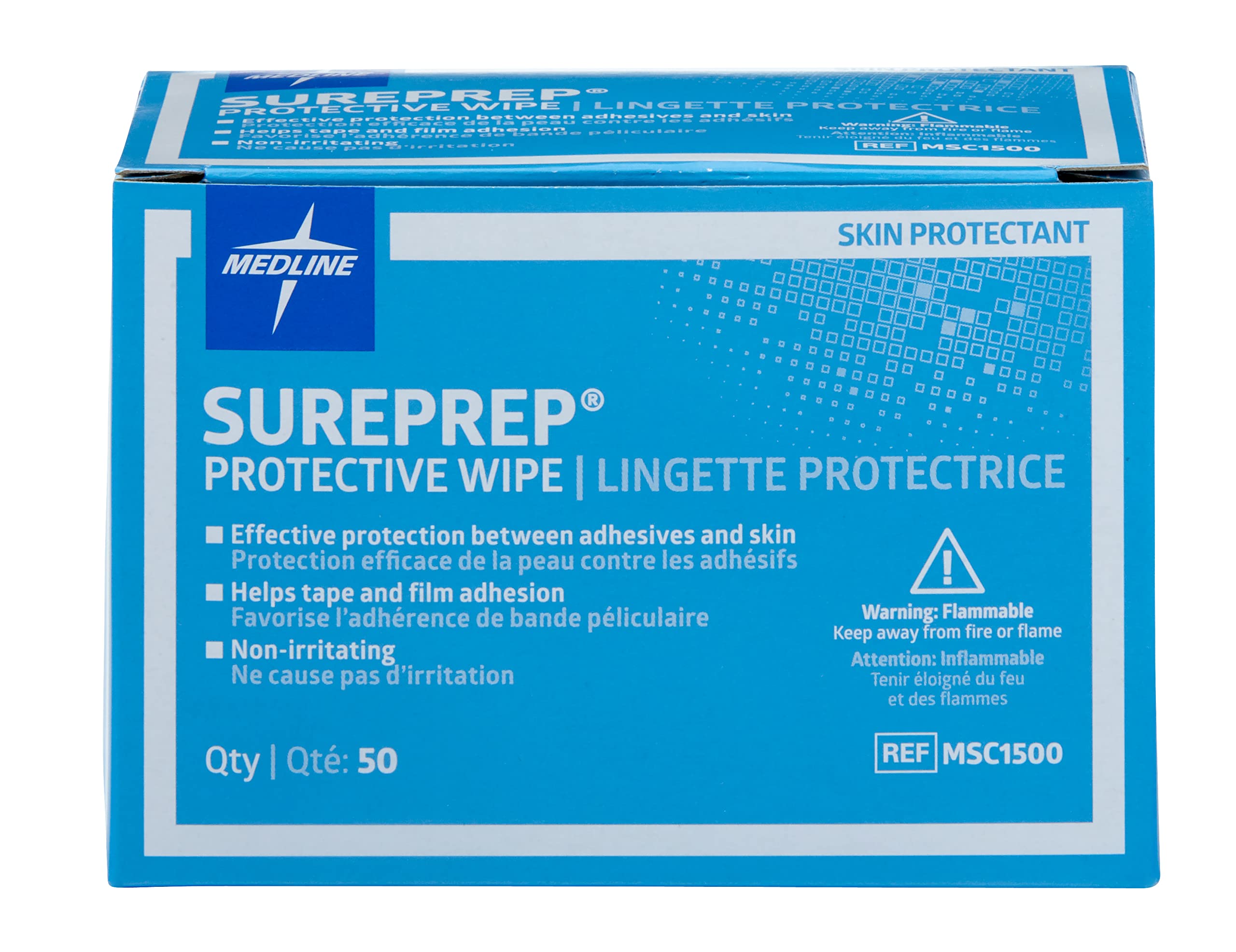 Toallitas Protectoras Para La Piel Medline Sureprep, Paquete De 50 - Venta Internacional.