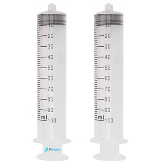 Foto 1 | Set de 2 Jeringas Reutilizables de 100 ml con Medición