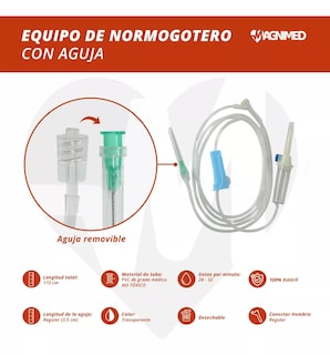 Foto 5 | Equipo de Normogotero con Aguja - Equipo Para Venoclisis