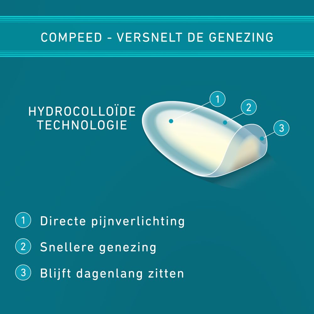Foto 3 pulgar | Emyesos Hidrocoloides Compeed, Tamaño Mediano, Tamaño Mediano, 12 - Venta Internacional.