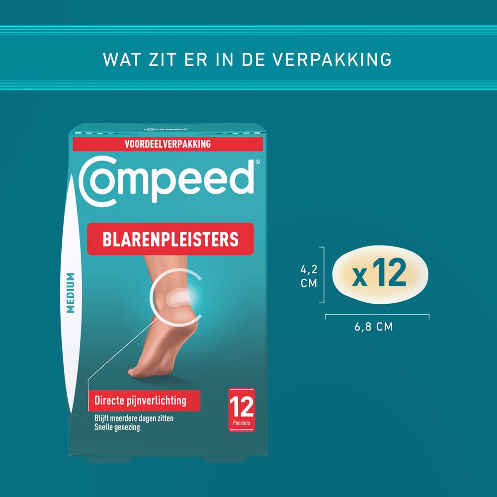 Foto 5 pulgar | Emyesos Hidrocoloides Compeed, Tamaño Mediano, Tamaño Mediano, 12 - Venta Internacional.