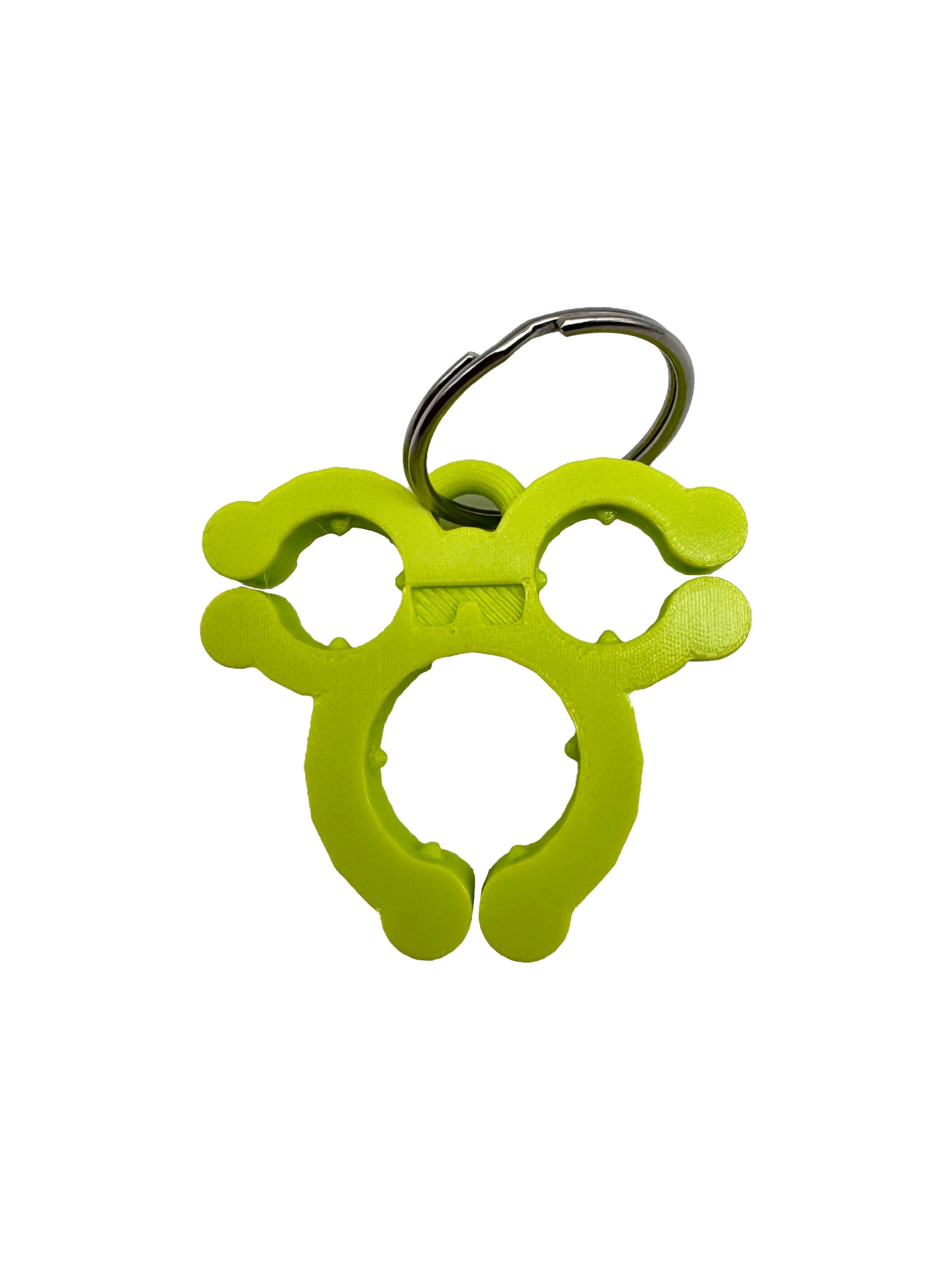 Foto 2 pulgar | Llavero Con Soporte Para Jeringas, Versión 2, Color Lima Neón - Venta Internacional.