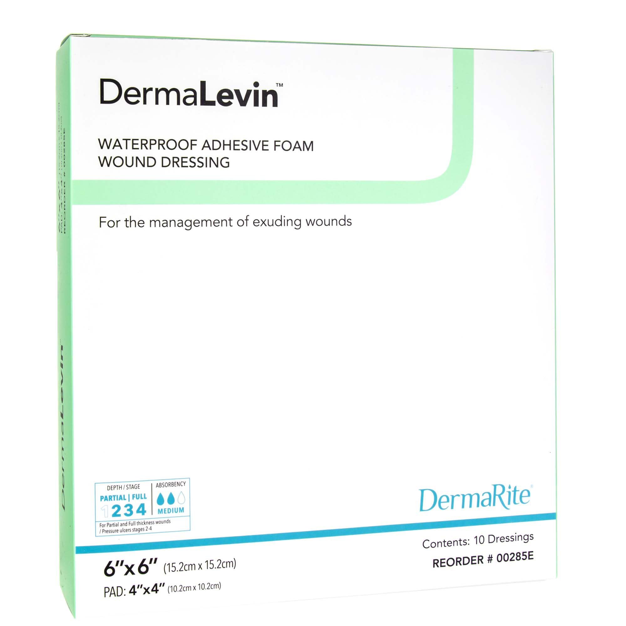 Foto 3 pulgar | Apósito Para Heridas Dermarite Derma Levin, 6 X 6 Unidades, 10 Unidades - Venta Internacional.