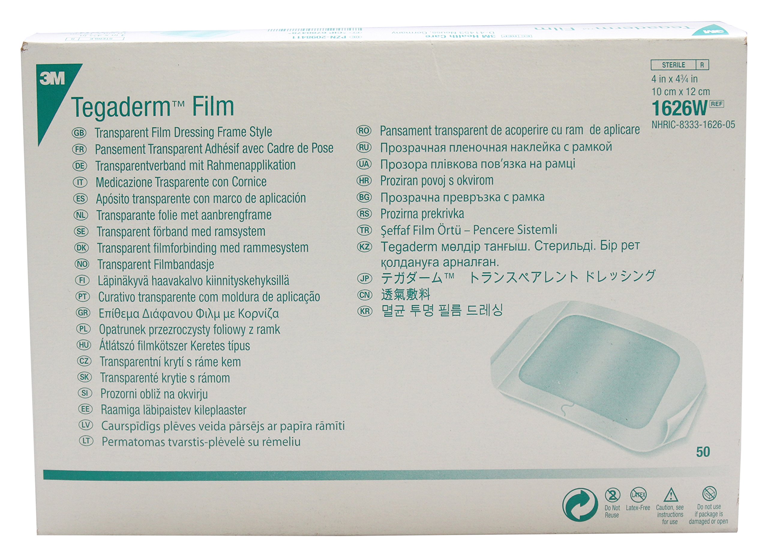 Foto 1 | Film Dressing 3m Health Care Tegaderm 1626 W 11,4 X 10 Cm, Paquete De 50 - Venta Internacional.