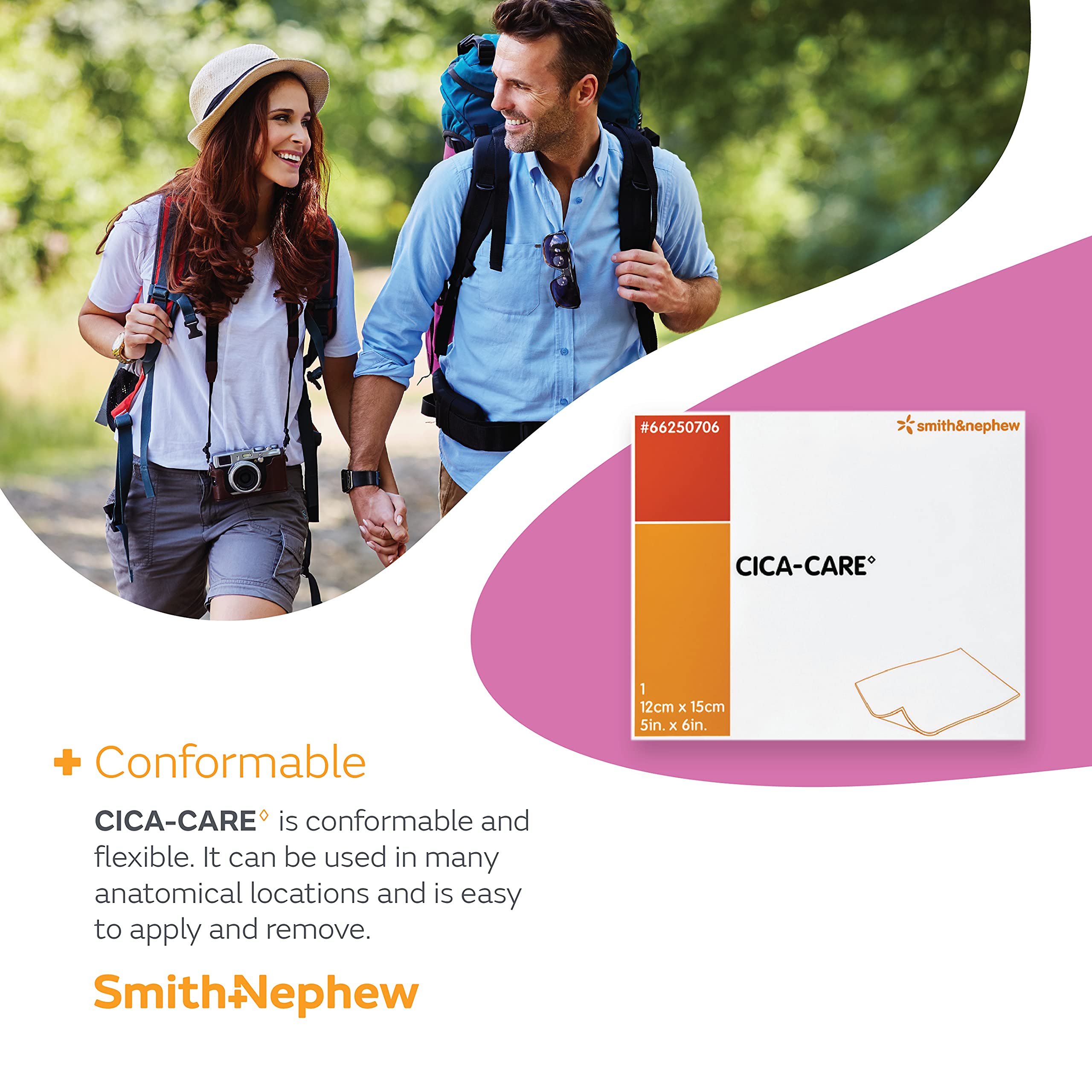 Foto 6 | Producto Para El Cuidado De Heridas Smith+nephew, Lámina De Gel De Silicona Cica-care - Venta Internacional.