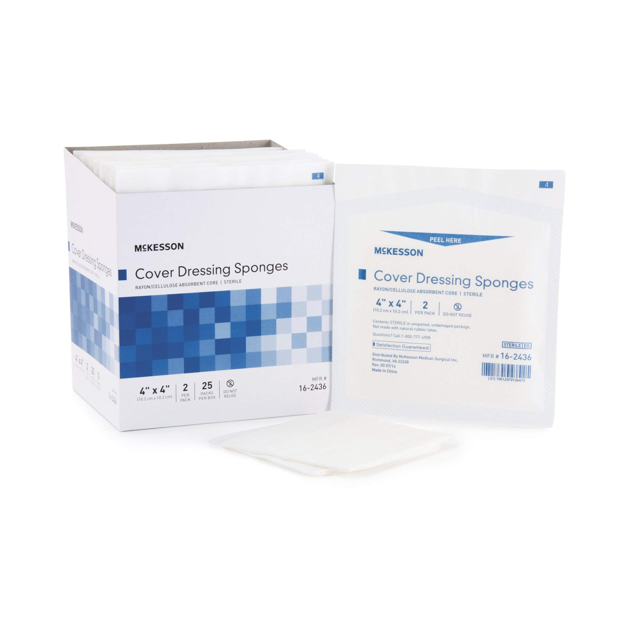 Foto 7 | Esponjas De Apósito Estériles Mckesson De 10 Cm X 10 Cm, 2 Unidades - Venta Internacional.