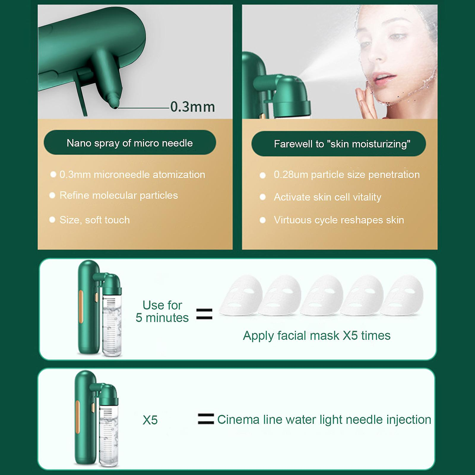 Foto 4 | Instrumento Hidratante Con Nano-spray Huoguo  Facial Portátil - Venta Internacional.