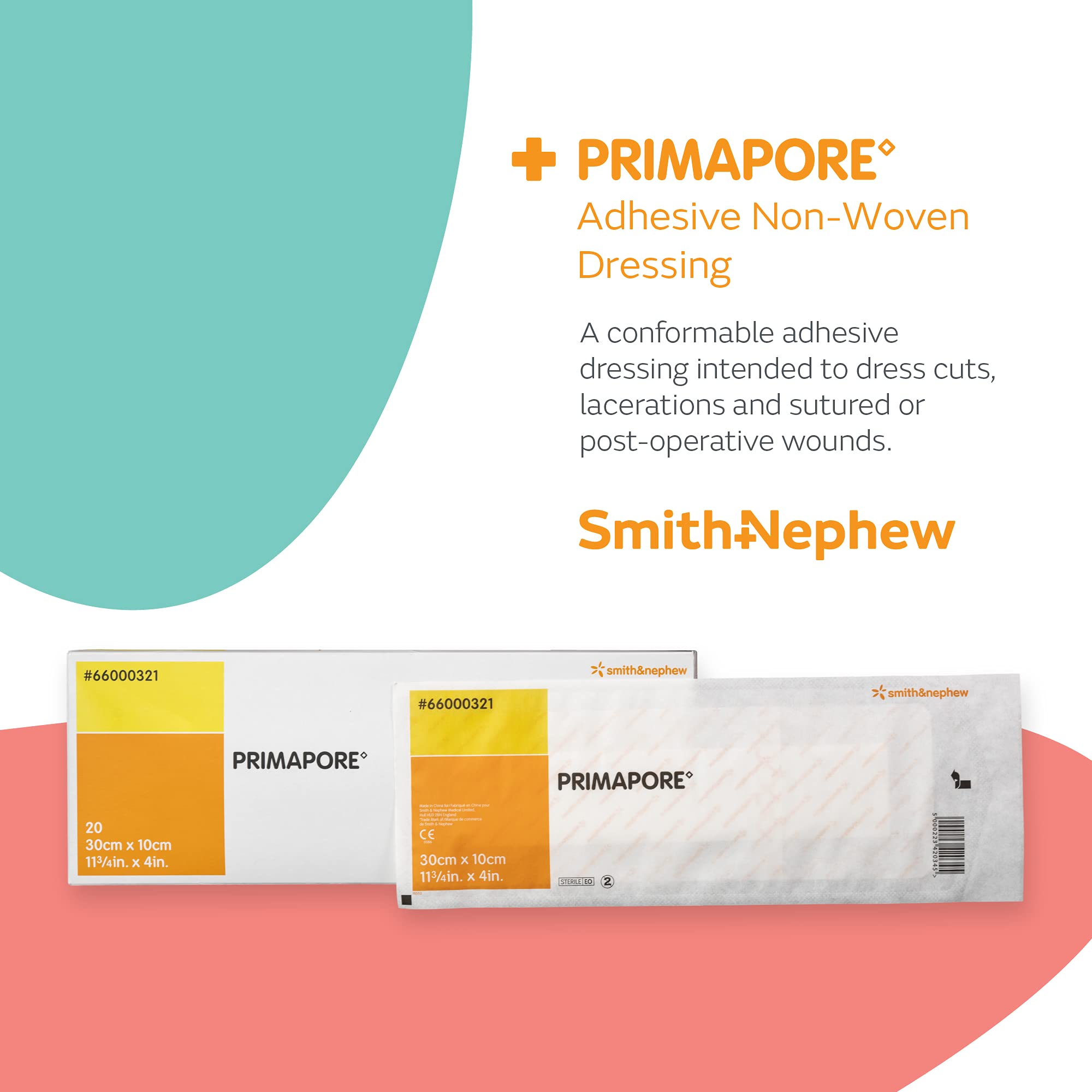 Foto 2 | Apósito Para Heridas Smith+nephew Primapore◊ Periférico Iv X20 - Venta Internacional.