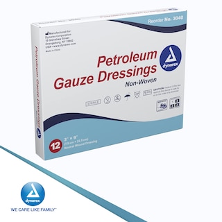 Foto 6 | Apósito De Gasa Dynarex Sterile Petroleum 3 X 9 Cm Para Heridas 12 Unidades - Venta Internacional.