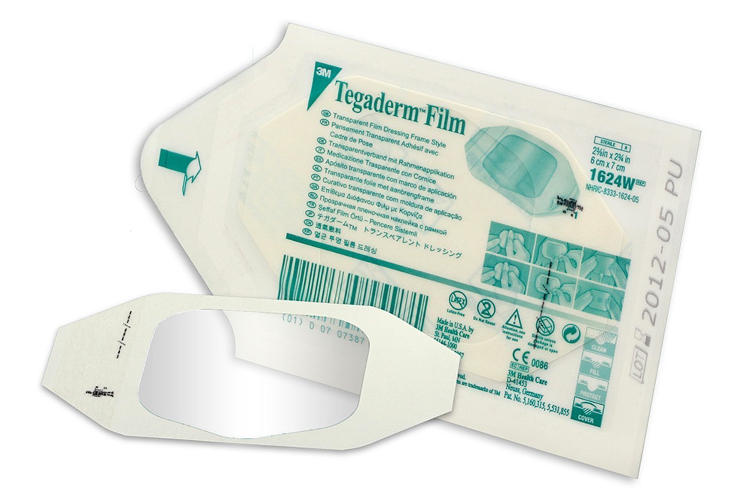 Foto 1 | Adorno De Película Transparente 3m Tegaderm 1624 W 6 X 7 Cm Caja: 100 - Venta Internacional.