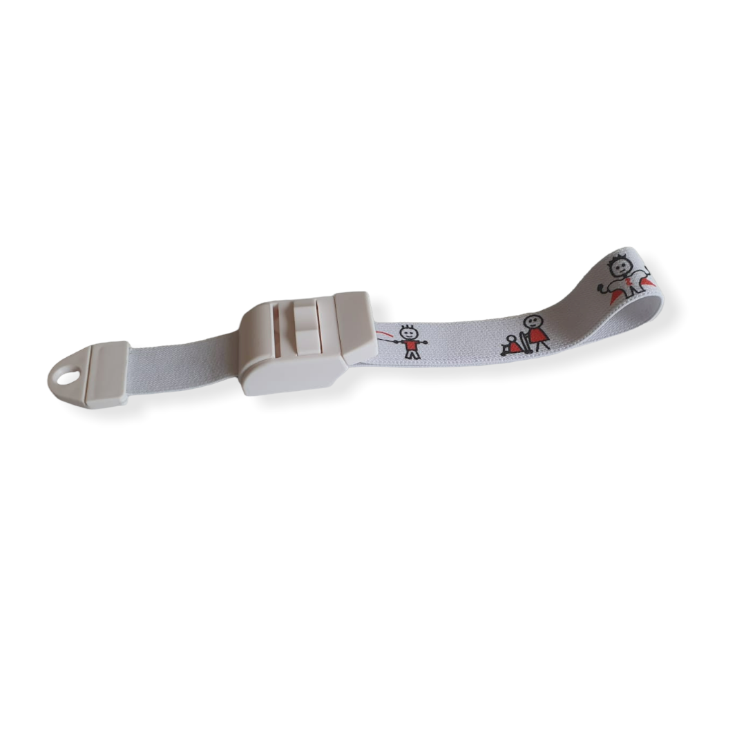 Torniquete Pediátrico Checkatek Ligadura para Toma de Sangre color Blanco