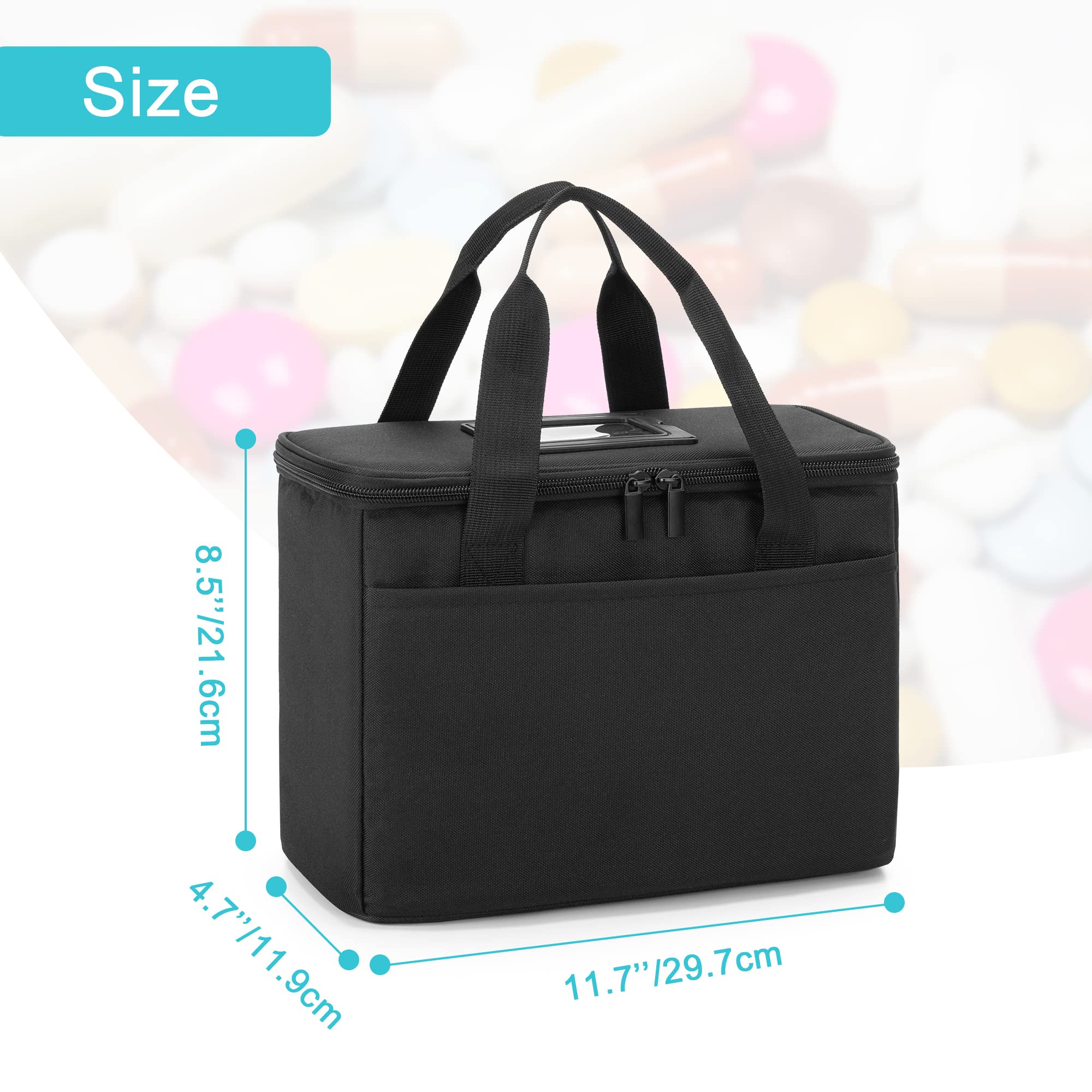 Foto 7 pulgar | Bolsa De Primeros Auxilios Trunab  Pequeña  Vacía  Para Guardar Medicamentos  Color Negro - Venta Internacional.