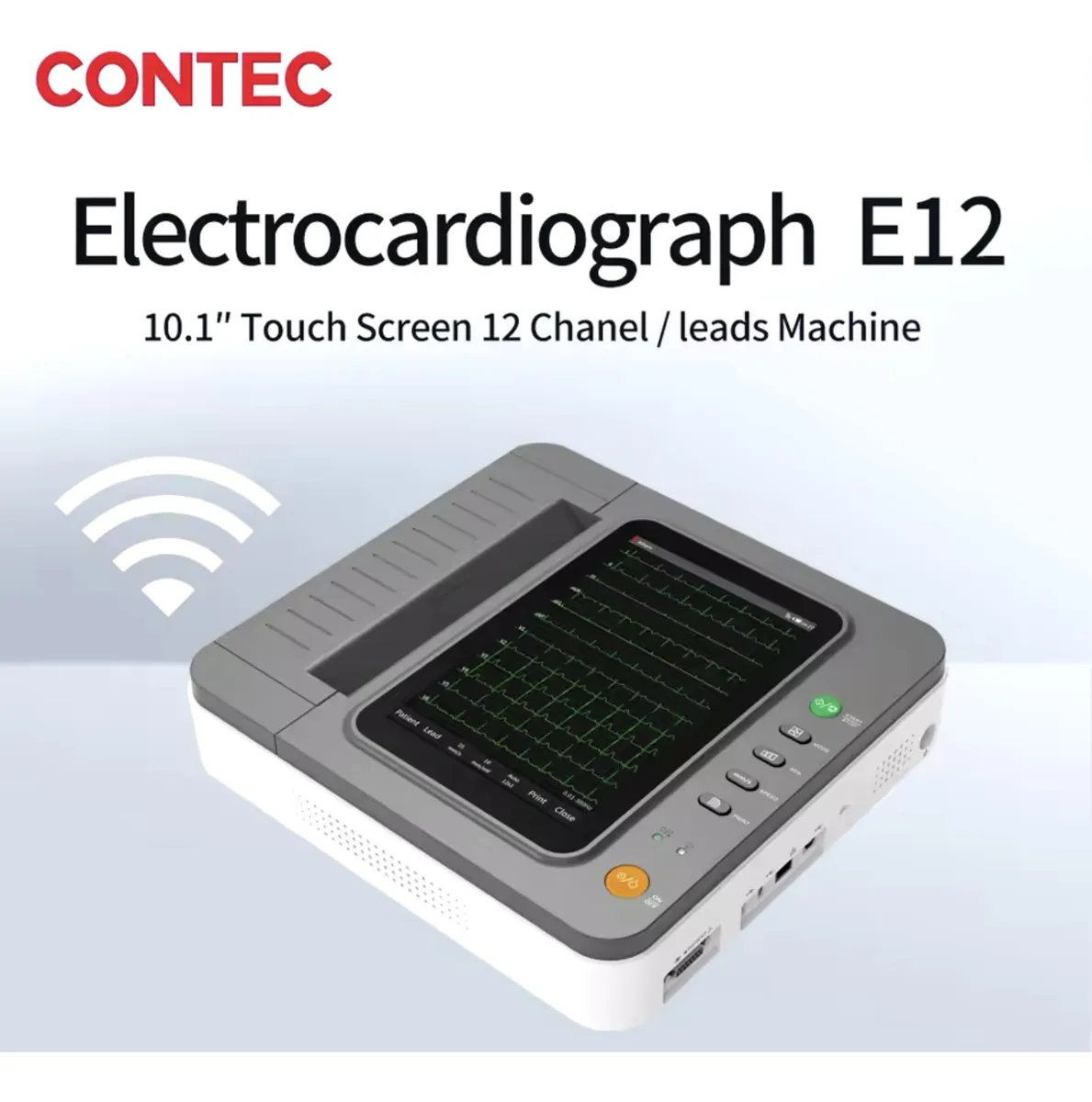 Foto 1 | Electrocardiógrafo Touch 12 Derivaciones 12 Canales Contec