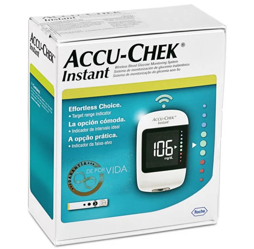 Foto 4 pulgar | Glucómetro Accu-chek Instant color Blanco