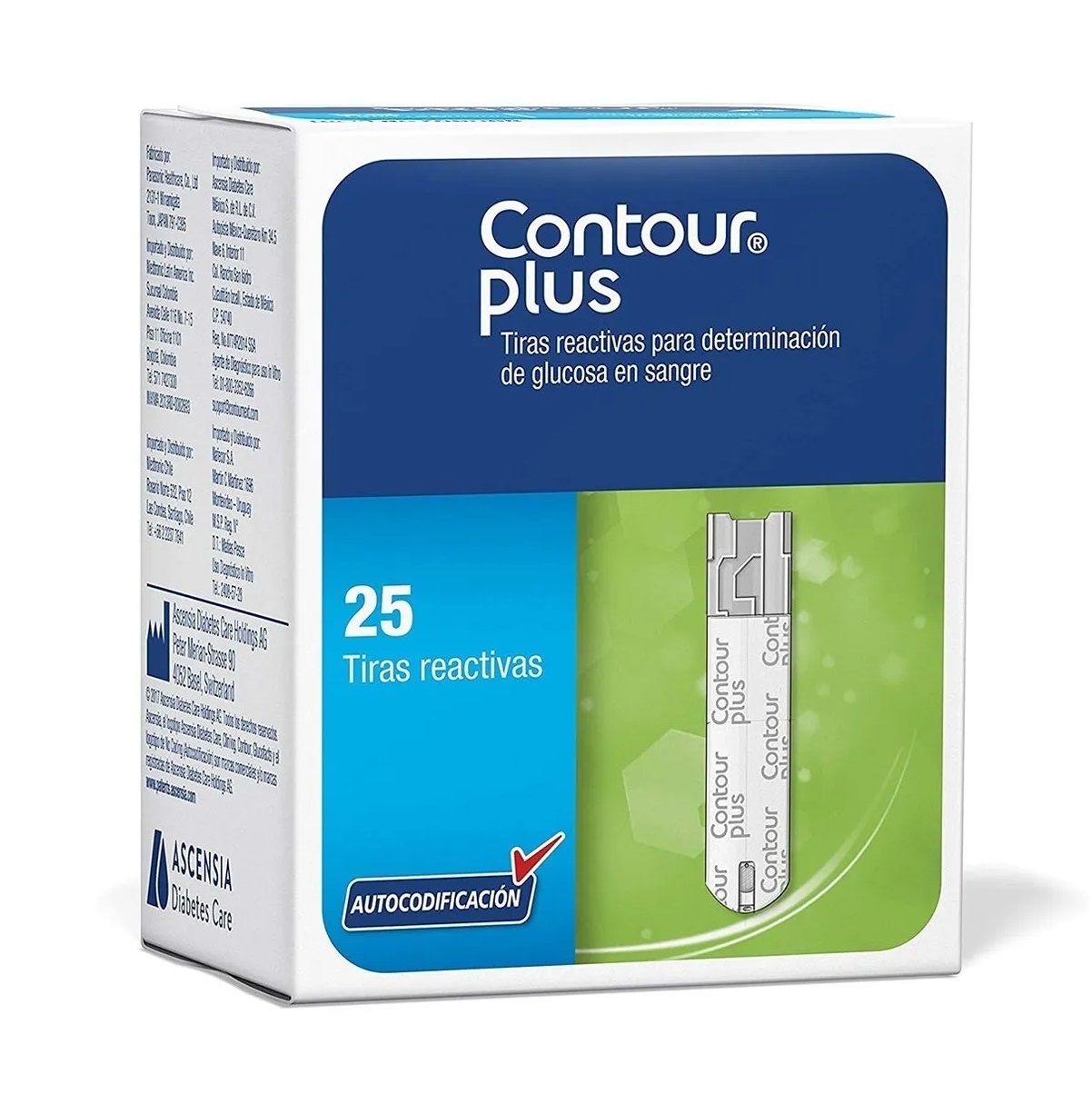 Foto 4 pulgar | Tiras Reactivas para Glucometro Contour Plus 25 Piezas