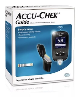 Foto 2 | Glucómetro Guide Accu-chek Con 10 Tiras Y 10 Lancetas