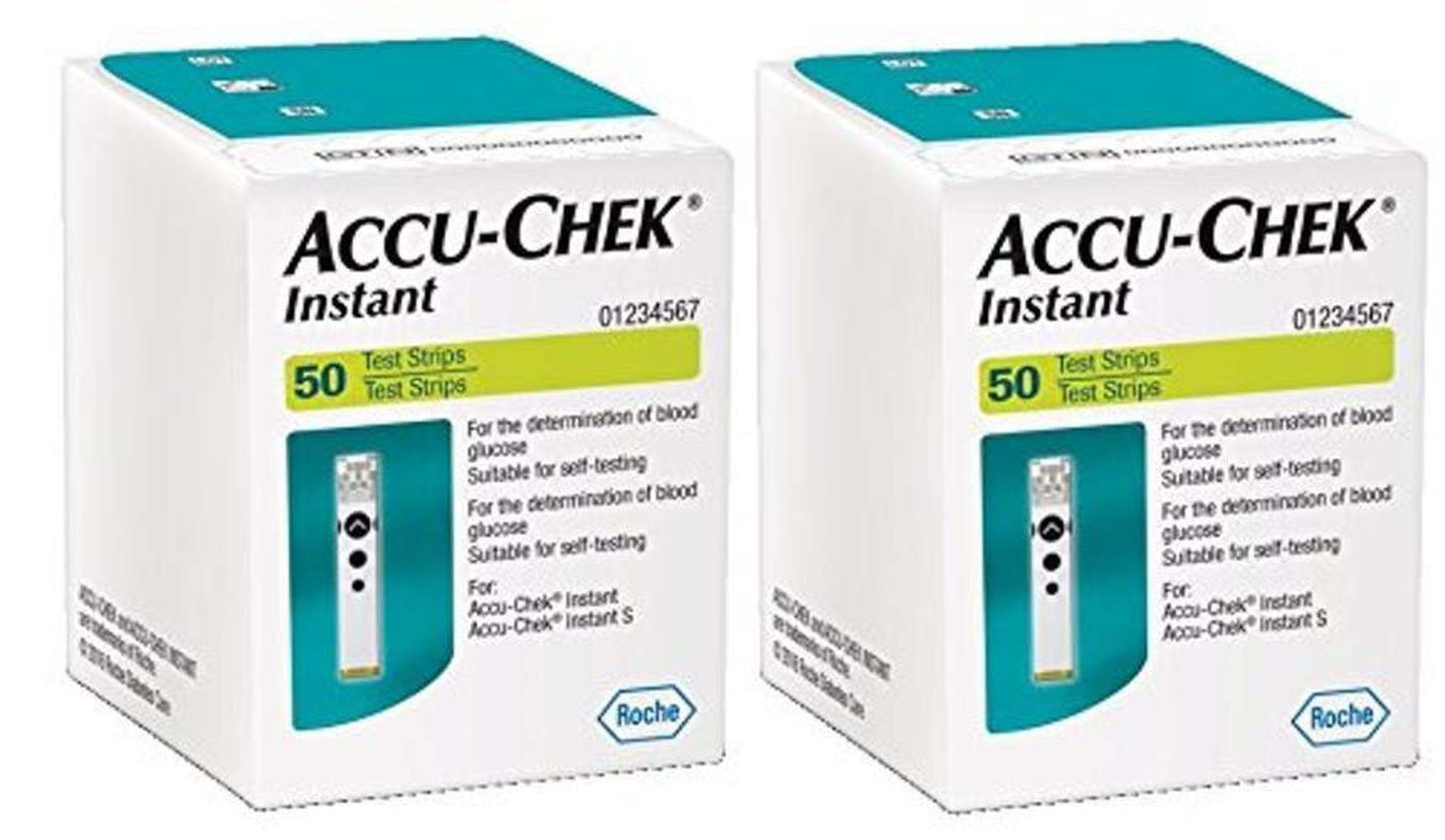Foto 3 pulgar | 100 Tiras Y 100 Lancetas Accu-chek Instant para Glucómetro