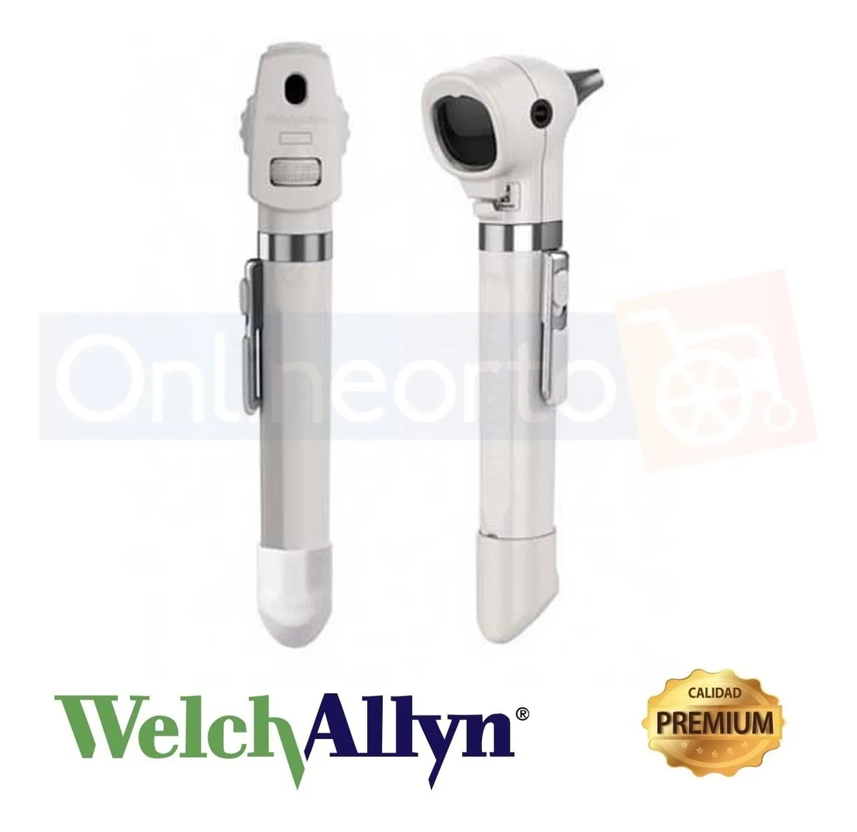 Foto 2 | Estuche de Diagnóstico Médico Otoscopio Pocket Led 3 Lumen Welch Allyn color Blanco