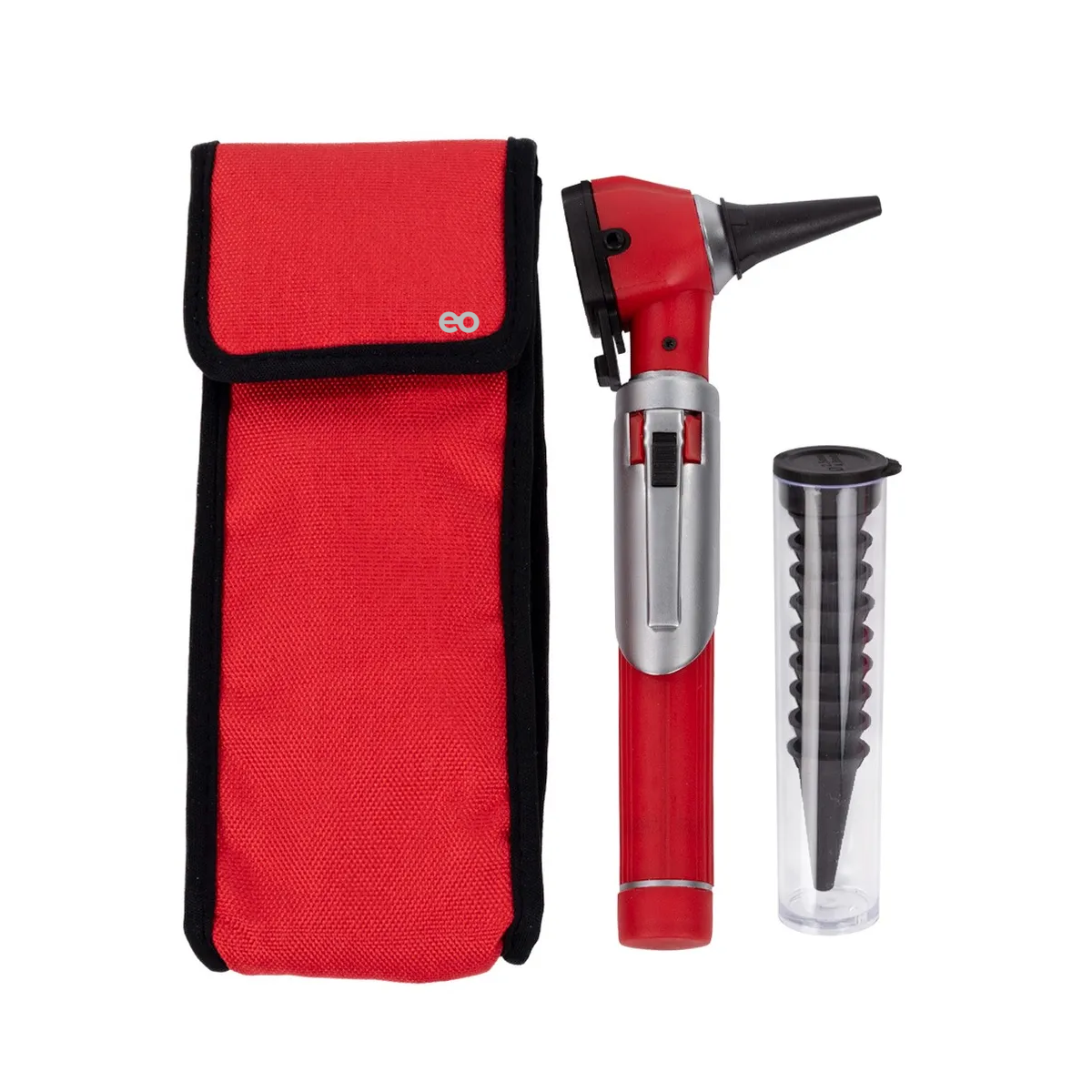 Foto 2 pulgar | Otoscopio Medico Luz Led Estudiante Diagnostico Y Accesorios Eo Safe Imports Esi-20059 Rojo