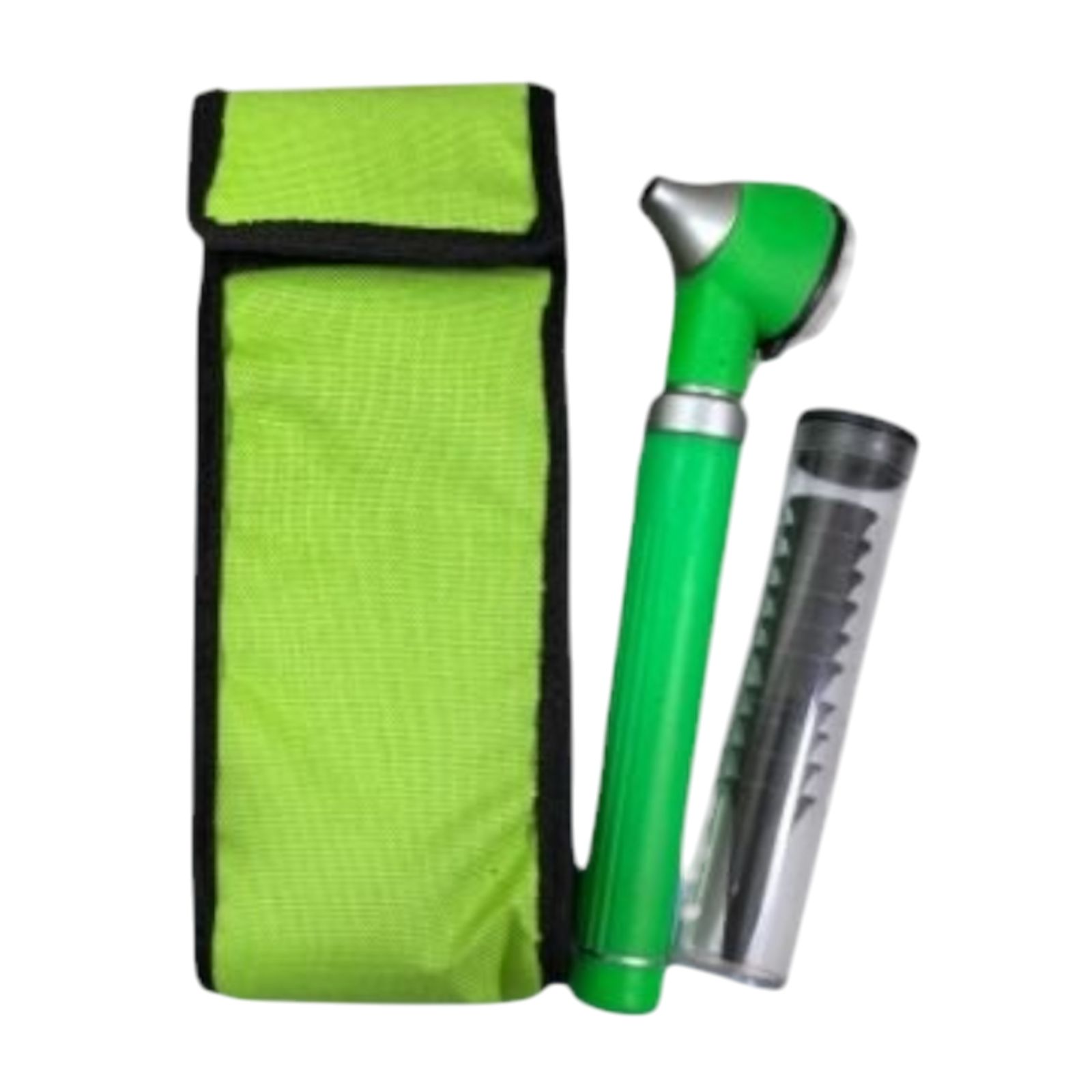 Foto 2 pulgar | Otoscopio Medico Con Luz Led Y Fibra Optica Con Estuche Verde