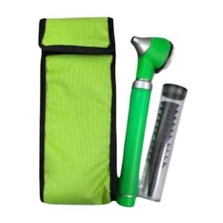Foto 1 | Otoscopio Medico Con Luz Led Y Fibra Optica Con Estuche Verde