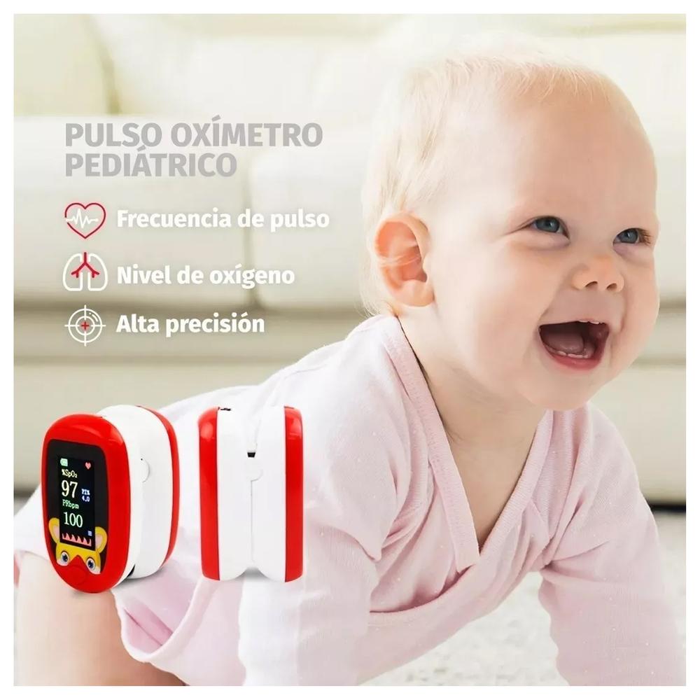 Foto 5 | Oxímetros Pediátricos Oxikid Fullmedix Mxoxk-001 color  Rojo