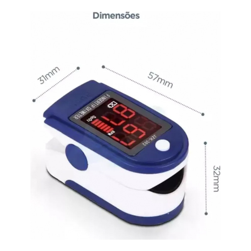 Foto 4 pulgar | Oxímetro De Pulso De Dedo Swisscare Cms50d Blanco/azul - Venta Internacional.