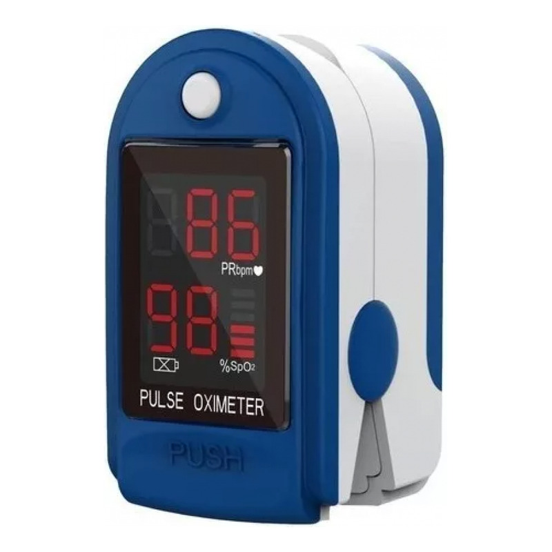 Foto 6 pulgar | Oxímetro De Pulso De Dedo Swisscare Cms50d Blanco/azul - Venta Internacional.