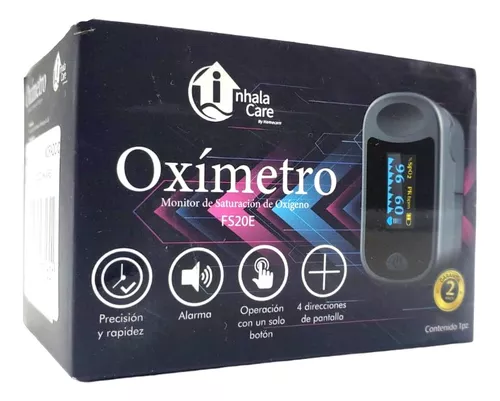 Foto 5 | Oximetro Digital Médico Pulso De Dedo Fs20e Inhalacare