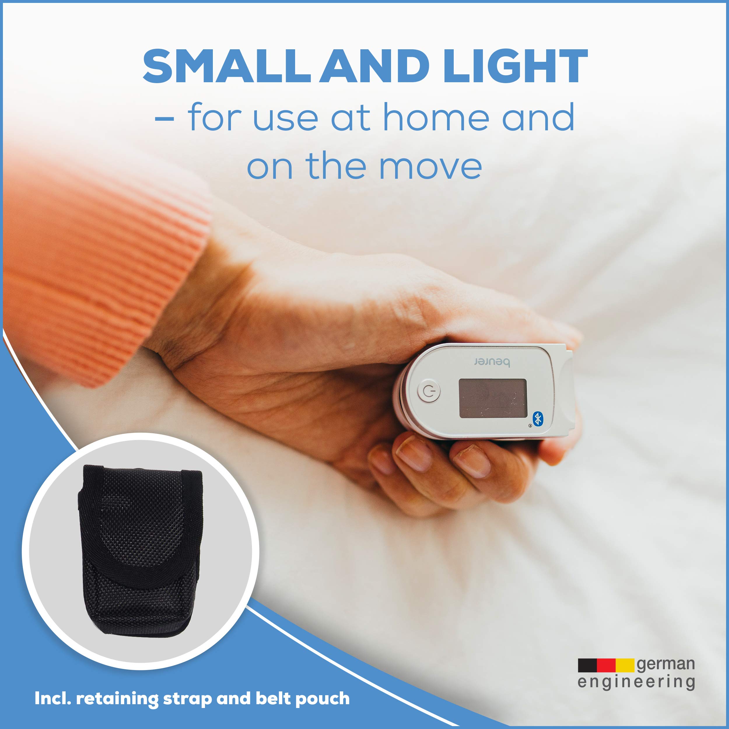 Foto 7 pulgar | Oxímetro De Pulso Beurer Bluetooth Digital Fingertip Po60 - Venta Internacional.