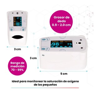 Foto 2 | Oxímetro De Pulso Pediátrico Eo Safe Imports Esi-20062 Blanco