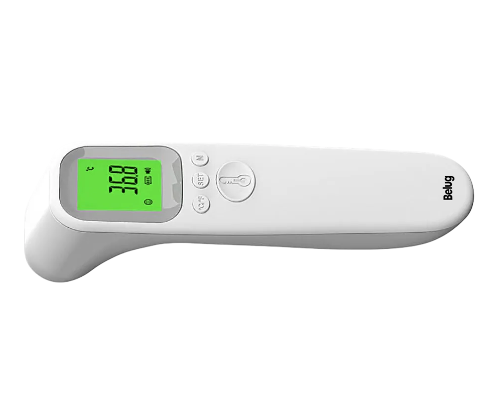 Foto 4 pulgar | Termómetro Digital Infrarriojo De Alta Precisión Blanco