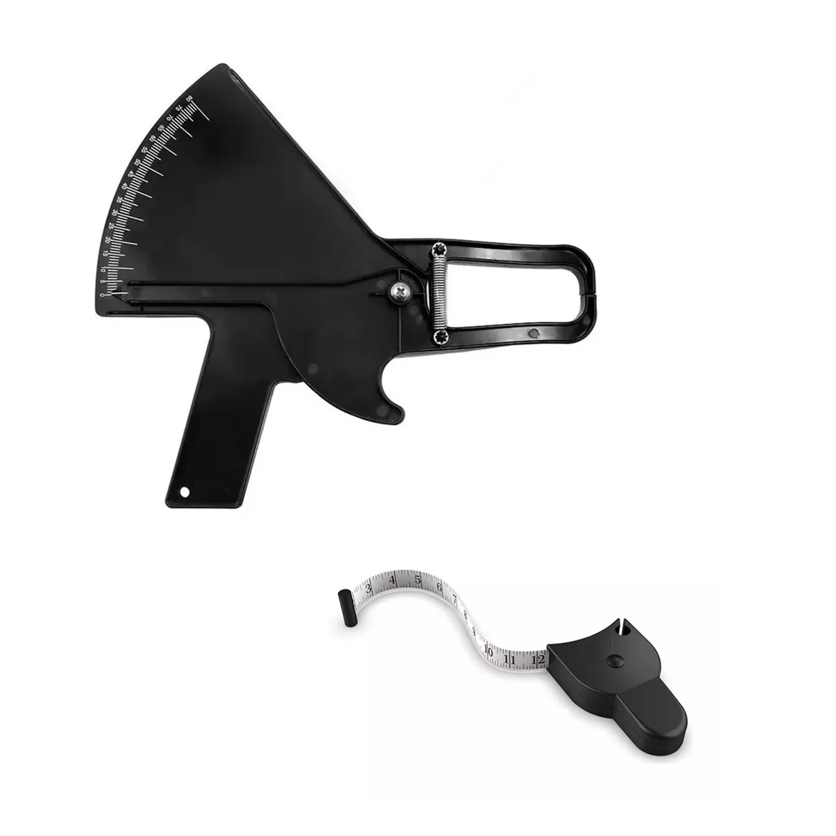 Foto 2 pulgar | Calibrador de Grasa Corporal 80mm+cinta Métrica 152cm Eo Safe Imports Esi-16439 Negro