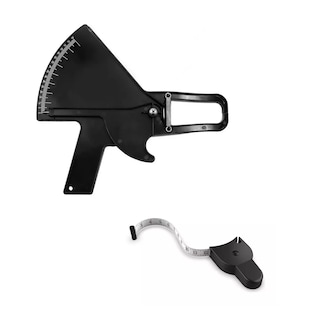 Foto 1 | Calibrador de Grasa Corporal 80mm+cinta Métrica 152cm Eo Safe Imports Esi-16439 Negro